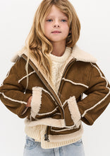 Load image into Gallery viewer, Sherpa Aviator Jacket