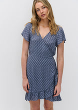 Load image into Gallery viewer, Oxford Wrap Dress