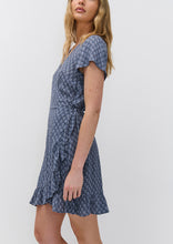 Load image into Gallery viewer, Oxford Wrap Dress