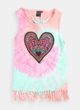 Load image into Gallery viewer, Boho Heart Pony Rider Tank