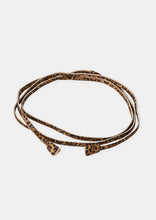 Load image into Gallery viewer, Leopard Leather Wrap Belt