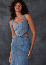 Load image into Gallery viewer, Denim Corset