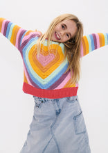 Load image into Gallery viewer, Crochet Heart Knit