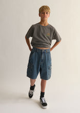 Load image into Gallery viewer, Viper Cargo Denim Shorts