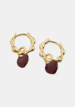 Load image into Gallery viewer, Red Hearts Earrings