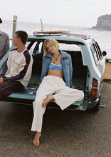 Load image into Gallery viewer, Denim Puffer Jacket