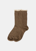Load image into Gallery viewer, Crochet Ruffle 3 Pack Socks