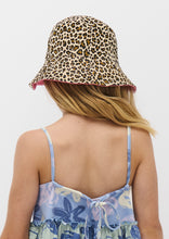 Load image into Gallery viewer, Reversible Leopard Bucket Hat