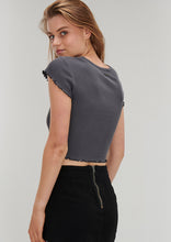 Load image into Gallery viewer, Crew Frill Tee
