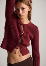Load image into Gallery viewer, Amore Tie Cardigan