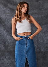 Load image into Gallery viewer, Denim Midi Skirt