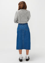 Load image into Gallery viewer, Denim Midi Skirt