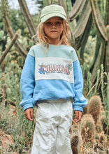 Load image into Gallery viewer, Contrast Thrift Crew