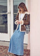 Load image into Gallery viewer, Daria Denim Maxi Skirt