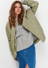 Load image into Gallery viewer, Quilted Bomber Jacket