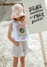 Load image into Gallery viewer, Trippy Sunflower Crop Singlet