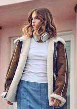 Load image into Gallery viewer, Sherpa Aviator Jacket