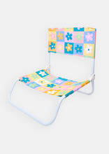 Load image into Gallery viewer, Checker Daisy Beach Chair
