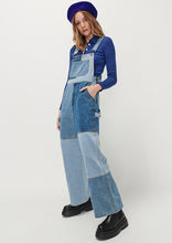 Load image into Gallery viewer, Patchwork Denim Overalls