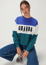 Load image into Gallery viewer, Contrast Thrift Crew