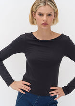 Load image into Gallery viewer, Alicia Boat Neck Long Sleeve