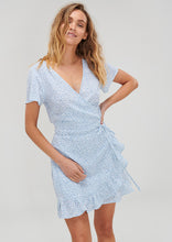 Load image into Gallery viewer, Oxford Wrap Dress