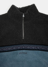 Load image into Gallery viewer, Washed Sherpa Tape Quarter Zip