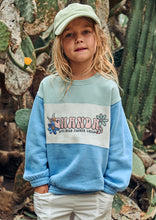 Load image into Gallery viewer, Contrast Thrift Crew