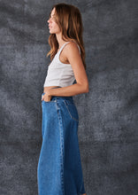 Load image into Gallery viewer, Denim Midi Skirt