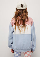 Load image into Gallery viewer, Contrast Thrift Crew