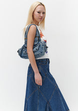 Load image into Gallery viewer, Diamond Denim Skirt
