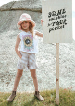 Load image into Gallery viewer, Trippy Sunflower Crop Singlet