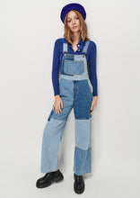 Load image into Gallery viewer, Patchwork Denim Overalls
