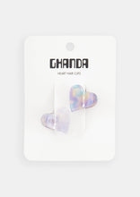 Load image into Gallery viewer, Heart Hair Clips