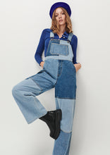 Load image into Gallery viewer, Patchwork Denim Overalls