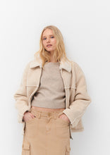 Load image into Gallery viewer, Sherpa Aviator Jacket