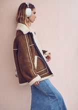 Load image into Gallery viewer, Sherpa Aviator Jacket