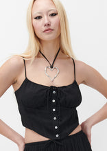 Load image into Gallery viewer, Heart Cord Necklace