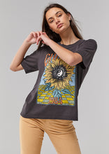 Load image into Gallery viewer, Trippy Sunflower Biker Tee
