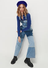 Load image into Gallery viewer, Patchwork Denim Overalls