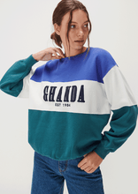 Load image into Gallery viewer, Contrast Thrift Crew