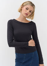 Load image into Gallery viewer, Alicia Boat Neck Long Sleeve