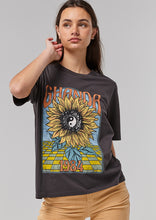 Load image into Gallery viewer, Trippy Sunflower Biker Tee