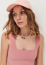 Load image into Gallery viewer, Half Pearl Necklace