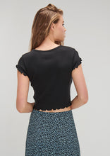 Load image into Gallery viewer, Sunburst Crew Frill Tee
