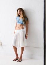 Load image into Gallery viewer, WSkirt Ariella Midi; White

