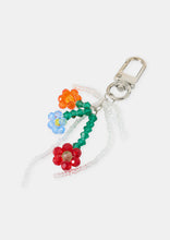 Load image into Gallery viewer, Beaded Flower Bag Charm
