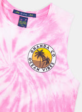 Load image into Gallery viewer, Ocean Surf Cropped Singlet
