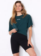 Load image into Gallery viewer, Bottle Green Racer Tee
