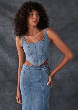 Load image into Gallery viewer, Denim Corset
